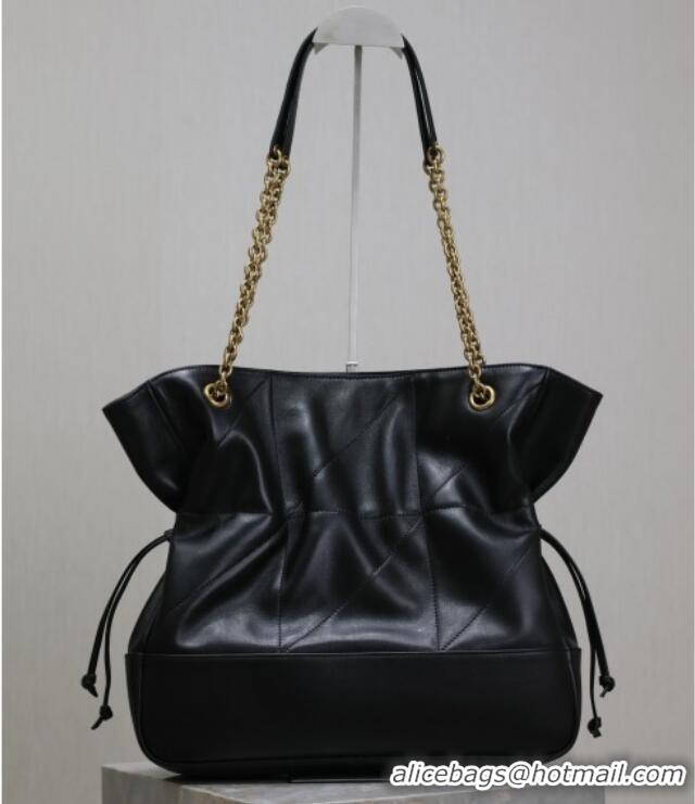 Luxury Discount Saint Laurent Jamie Shopping Bag in Lambskin 809824 Black 2025