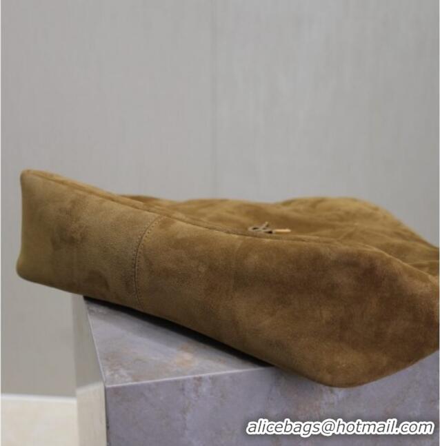 Big Discount Saint Laurent Jamie Shopping Bag in Suede 809824 Brown 2025