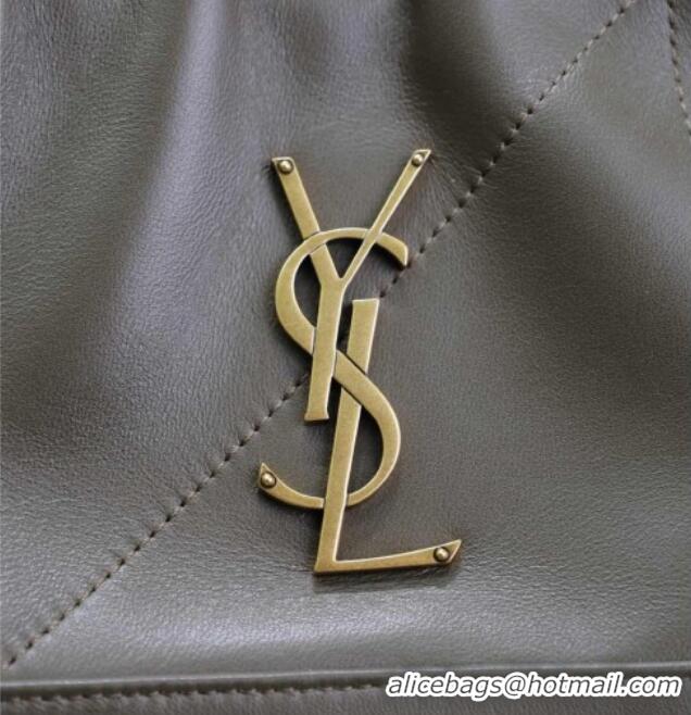 Good Taste Saint Laurent Jamie Shopping Bag in Lambskin 809824 Green 2025