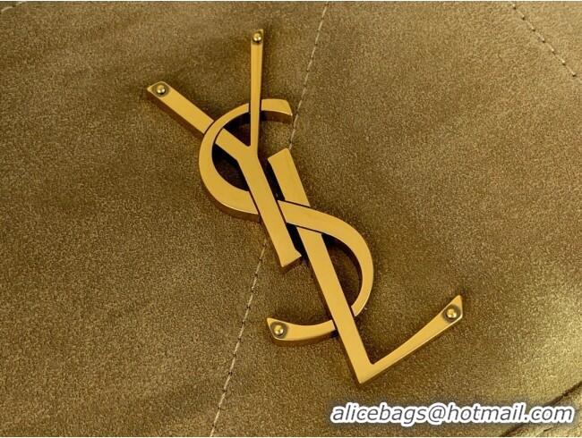 Big Discount Saint Laurent Jamie Shopping Bag in Suede 809824 Golden Leaf 2025