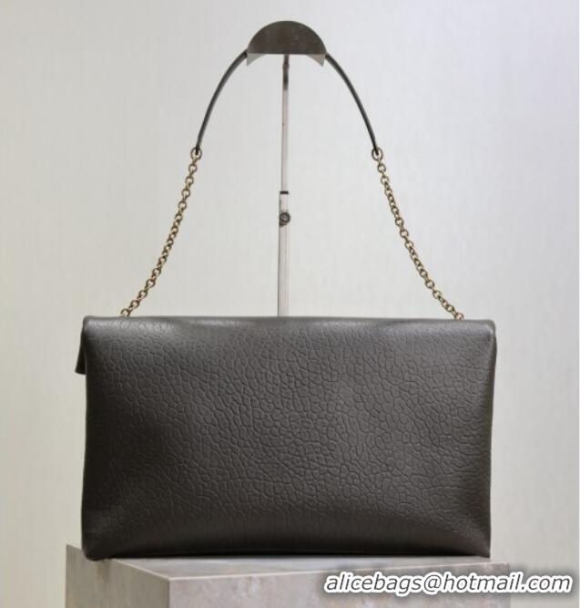 Buy Cheap Saint Laurent Cassander XXL Envelope Pouch On Chain in Grained Lambskin 841702 Green 2025