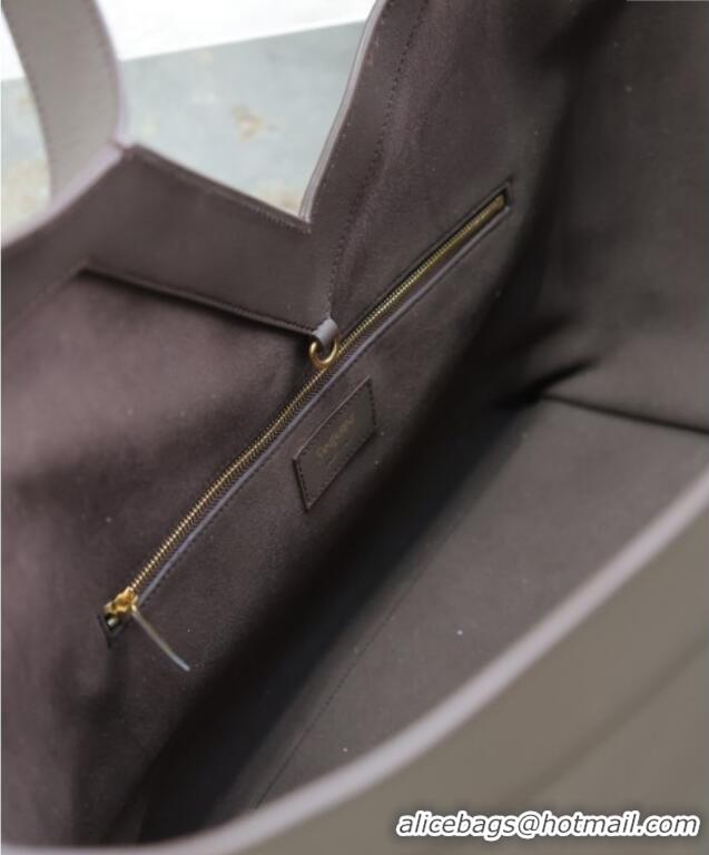 Best Price Saint Laurent Y Tote Bag in Leather 817602 Coffee 2025