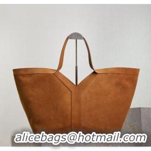 Buy Cheap Saint Laurent Y Tote Bag in Suede 817602 Brown 2025
