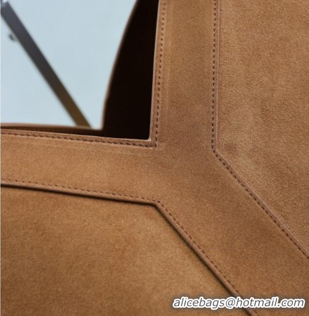 Buy Cheap Saint Laurent Y Tote Bag in Suede 817602 Brown 2025
