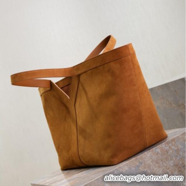 Buy Cheap Saint Laurent Y Tote Bag in Suede 817602 Brown 2025
