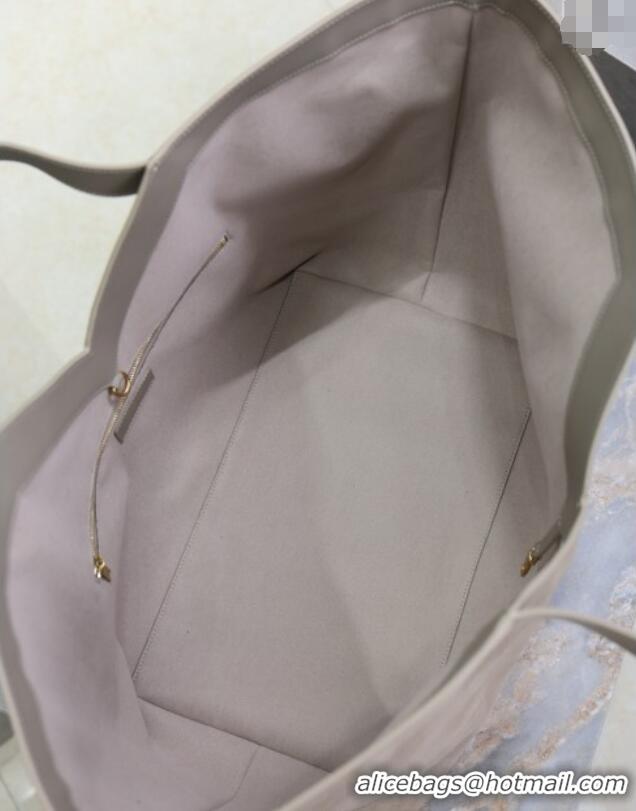 Top Quality Saint Laurent Y Tote Bag in Suede 817602 Grey 2025