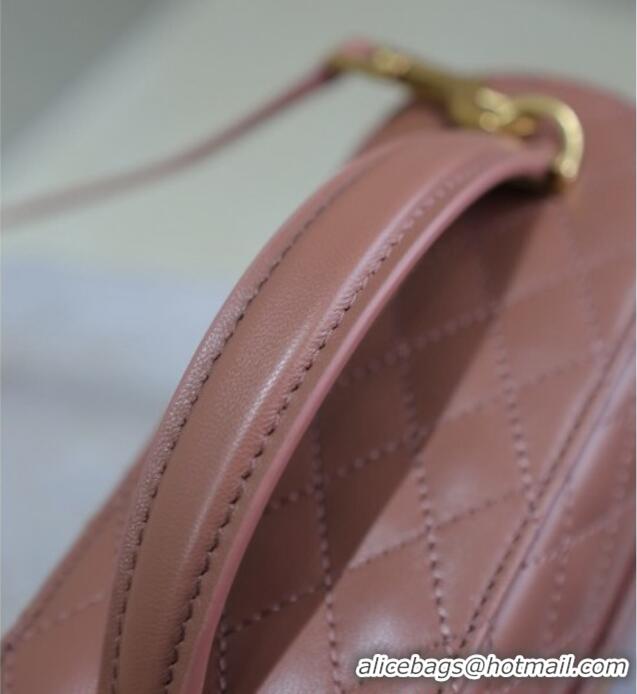 Reasonable Price Saint Laurent Gaby Vanity Bag in Quilted Lambskin 766731 Barely Pink 2025