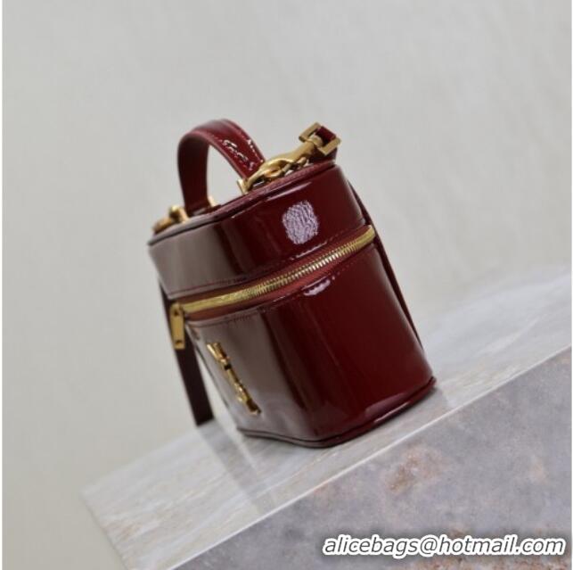 Grade Design Saint Laurent Gaby Vanity Bag in Patent Leather 766731 Red 2025