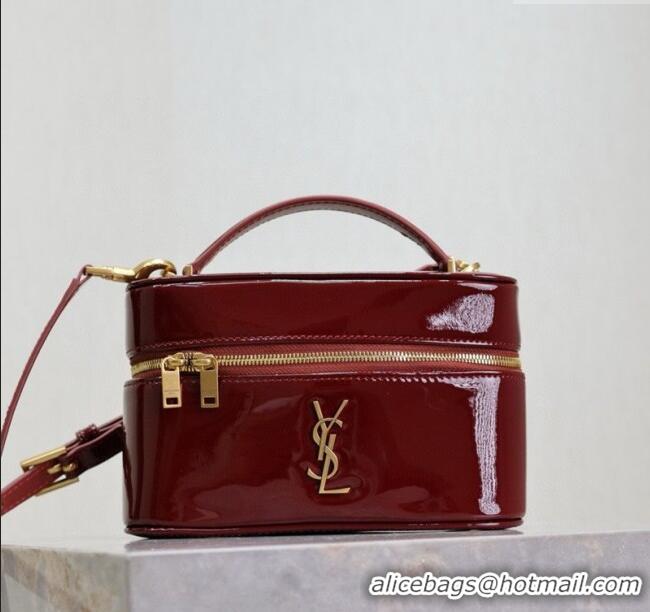 Grade Design Saint Laurent Gaby Vanity Bag in Patent Leather 766731 Red 2025