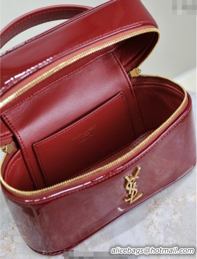 Grade Design Saint Laurent Gaby Vanity Bag in Patent Leather 766731 Red 2025