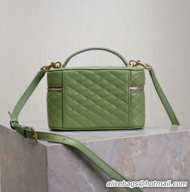 Buy Cheap Saint Laurent Gaby Vanity Bag in Quilted Lambskin 766731 Avocado Green 2025