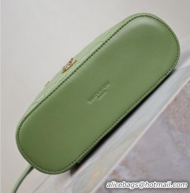 Buy Cheap Saint Laurent Gaby Vanity Bag in Quilted Lambskin 766731 Avocado Green 2025