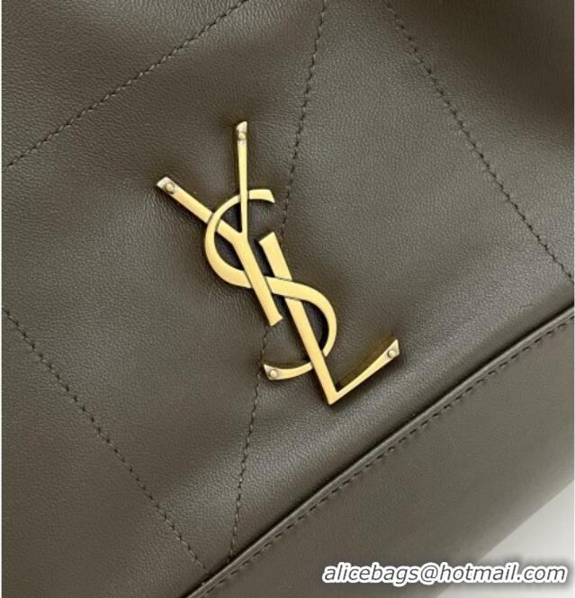 Top Grade Saint Laurent Jamie Shopping Small Bag in Lambskin 833948 Light Musk 2025