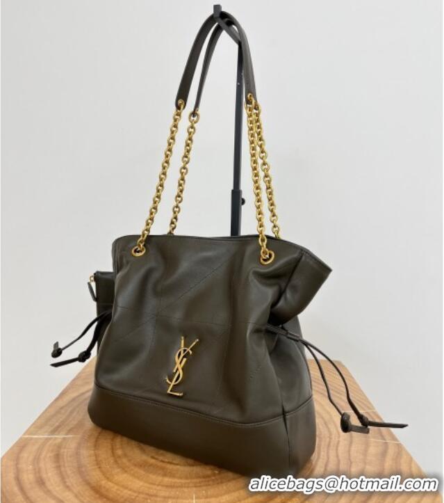 Top Grade Saint Laurent Jamie Shopping Small Bag in Lambskin 833948 Light Musk 2025