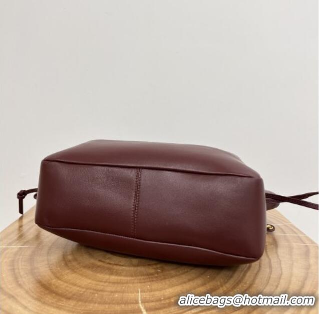Super Quality Saint Laurent Jamie Shopping Small Bag in Lambskin 833948 Burgundy 2025