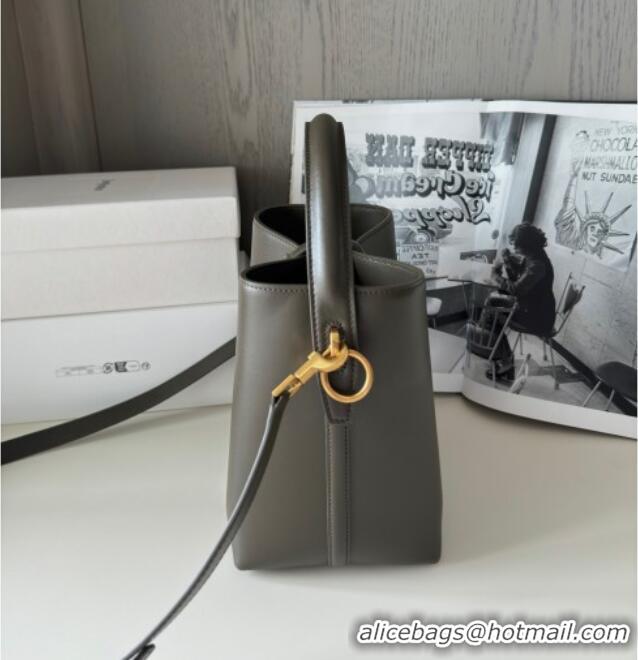 Buy Discount Saint Laurent LE 37 Mini Bucket Bag in Shiny Calfskin 765870 Light Musk 2025 Top Quality