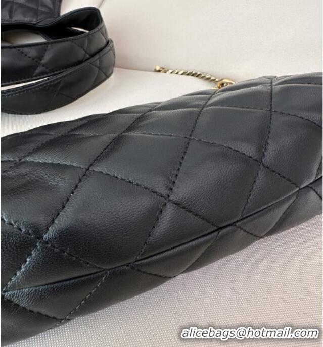 Best Price Saint Laurent Icare Maxi Shopping Bag in Quilted Lambskin 698651 Black 2025 Top Quality
