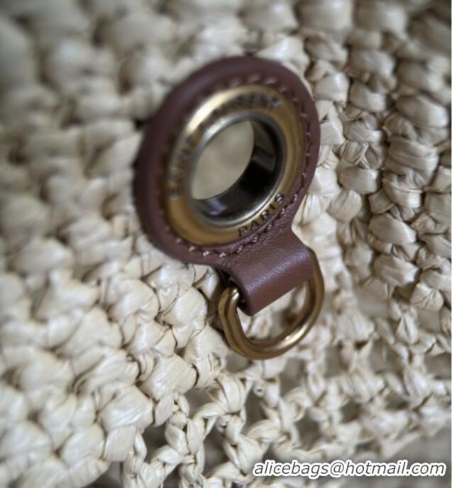 Discount Saint Laurent Icare Tote Bag in Raffia Straw 772191 Beige 2025 Top Quality