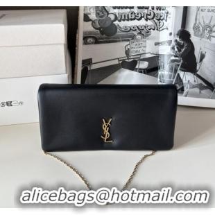 New Design Saint Laurent Calypso Lambskin Chain Mini Bag 801712 Black 2025 Top Quality