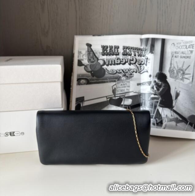 New Design Saint Laurent Calypso Lambskin Chain Mini Bag 801712 Black 2025 Top Quality