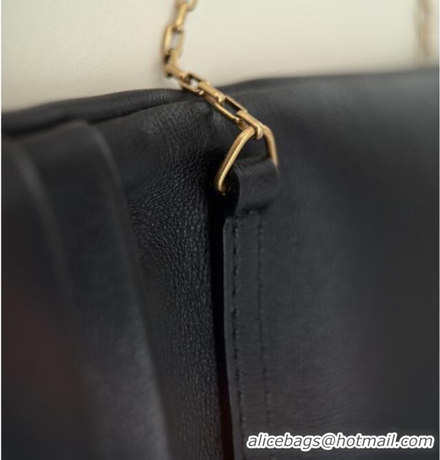New Design Saint Laurent Calypso Lambskin Chain Mini Bag 801712 Black 2025 Top Quality