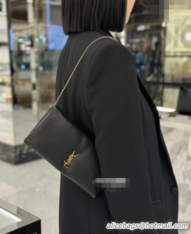 New Design Saint Laurent Calypso Lambskin Chain Mini Bag 801712 Black 2025 Top Quality