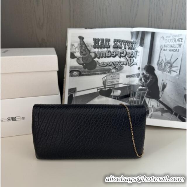 New Design Saint Laurent Calypso Chain Mini Bag in Finely Grained Leather 801712 Black 2025 Top Quality