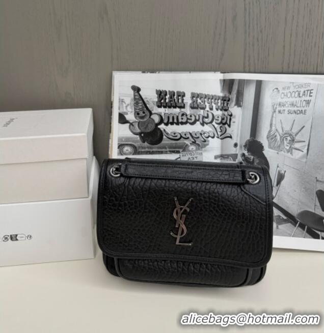 Shop Discount Saint Laurent Niki Baby Bag in Grained Lambskin 633179 Black 2025 Top Quality
