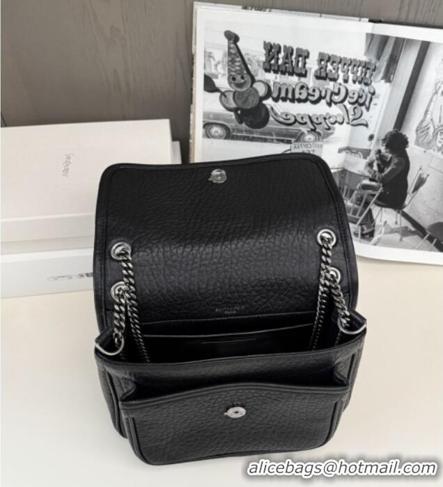 Shop Discount Saint Laurent Niki Baby Bag in Grained Lambskin 633179 Black 2025 Top Quality