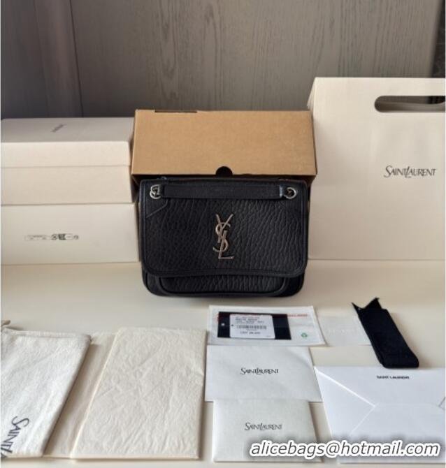 Shop Discount Saint Laurent Niki Baby Bag in Grained Lambskin 633179 Black 2025 Top Quality