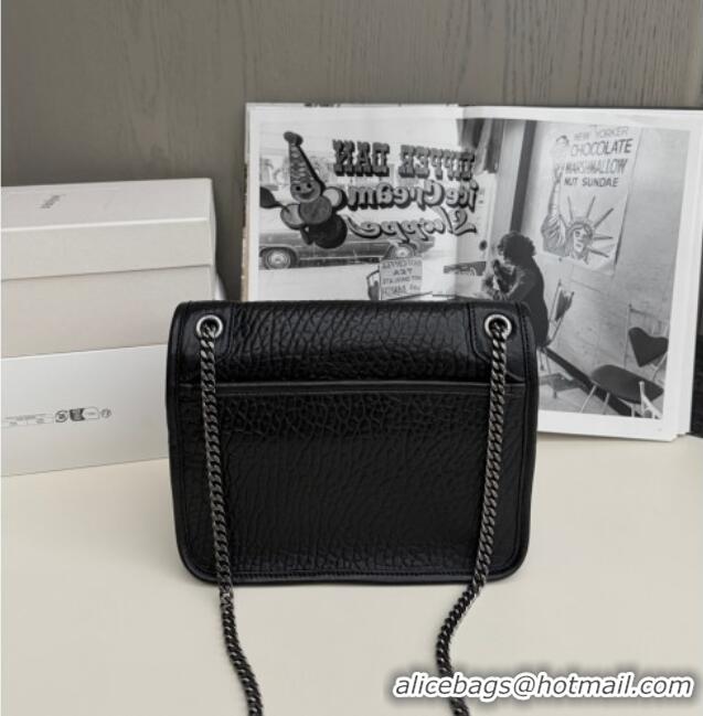 Shop Discount Saint Laurent Niki Baby Bag in Grained Lambskin 633179 Black 2025 Top Quality