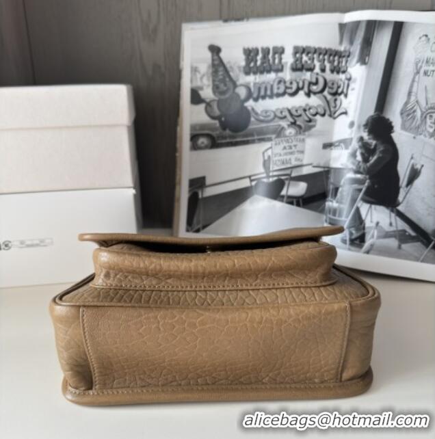 Promotional Saint Laurent Niki Baby Bag in Grained Lambskin 633179 Dark Cork 2025 Top Quality