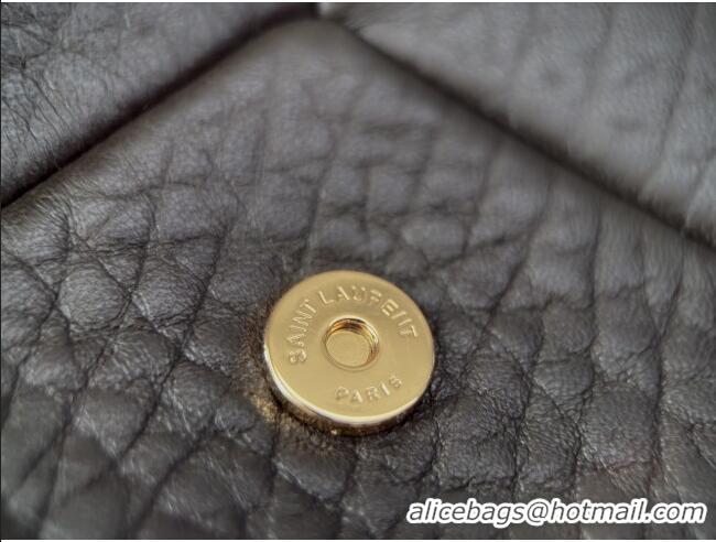 Famous Brand Saint Laurent Cassander XXL Envelope Pouch On Chain in Grained Lambskin 841702 Light Musk 2025