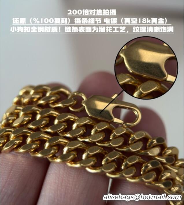 Best Price Saint Laurent Cassandre Matelasse Envelope Chain Wallet in Lambskin 742920 Black 2024 Top Quality