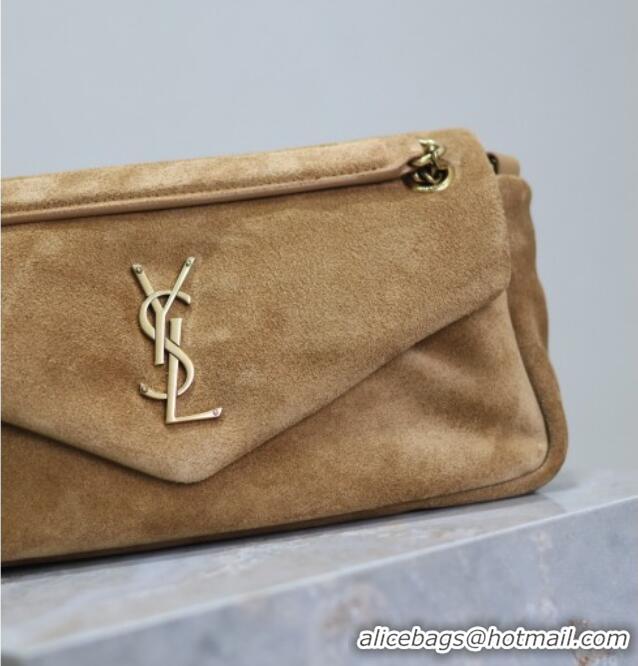 Trendy Design Saint Laurent Calypso Small Bag in Suede 734153 Brown 2025