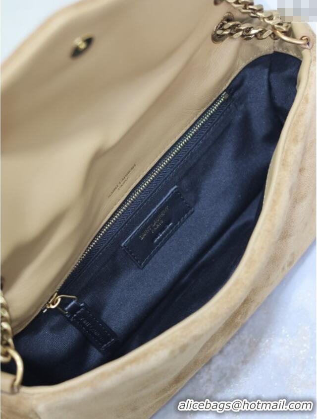 Trendy Design Saint Laurent Calypso Small Bag in Suede 734153 Brown 2025
