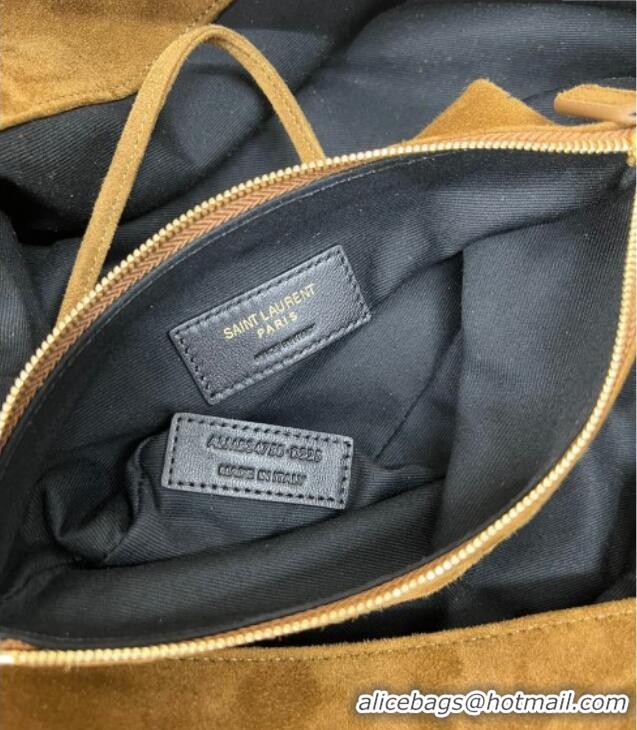 Trendy Design Saint Laurent Amalia Bag in Suede with Chain 834750 Brown 2025