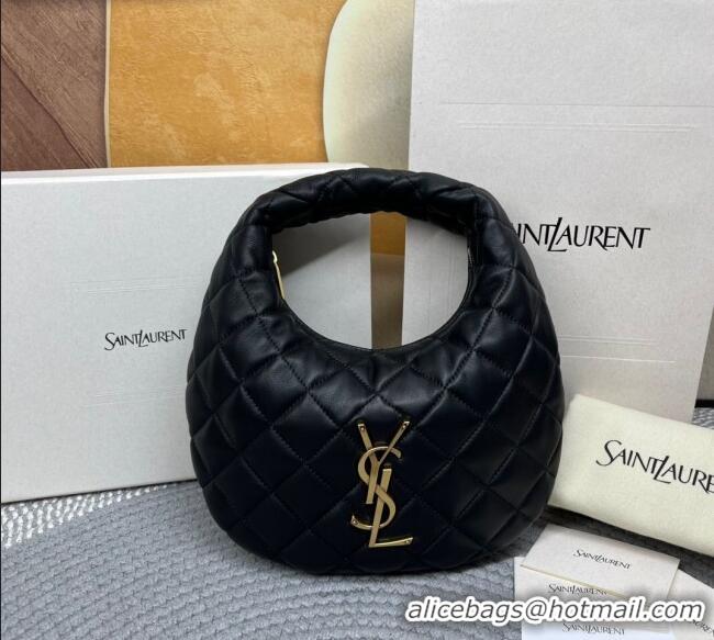Best Price Saint Laurent Icarino Mini Bag in Quilted Nappa Leather 851689 Black 2025