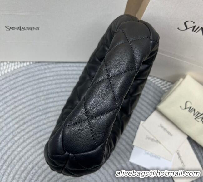 Best Price Saint Laurent Icarino Mini Bag in Quilted Nappa Leather 851689 Black 2025