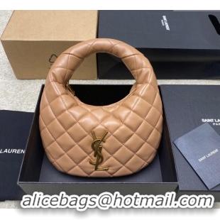 Discount Saint Laurent Icarino Mini Bag in Quilted Nappa Leather 851689 Rose Pink 2025