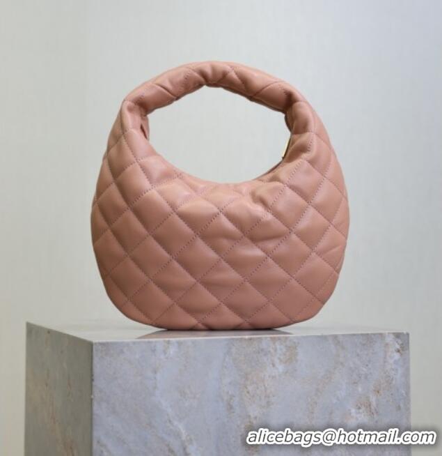 Top Quality Saint Laurent Icarino Mini Bag in Quilted Nappa Leather 851689 Hortensia Pink 2025