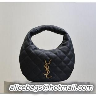 Promotional Saint Laurent Icarino Mini Bag in Quilted Nappa Leather 851689 Dark Grey 2025