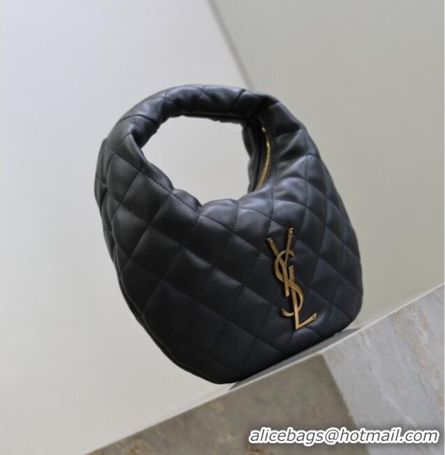 Promotional Saint Laurent Icarino Mini Bag in Quilted Nappa Leather 851689 Dark Grey 2025