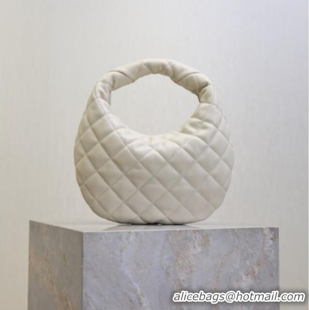 Luxury Discount Saint Laurent Icarino Mini Bag in Quilted Nappa Leather 851689 White 2025