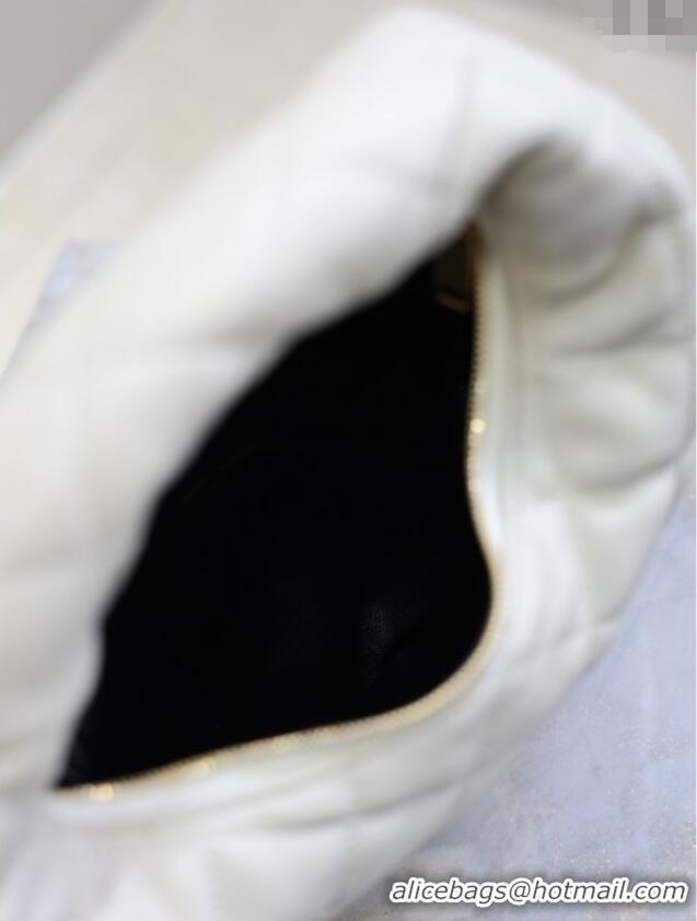 Luxury Discount Saint Laurent Icarino Mini Bag in Quilted Nappa Leather 851689 White 2025