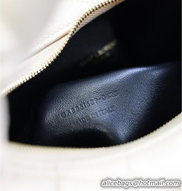 Good Quality Saint Laurent Icarino Mini Bag in Quilted Nappa Leather 851689 Beige Pink 2025