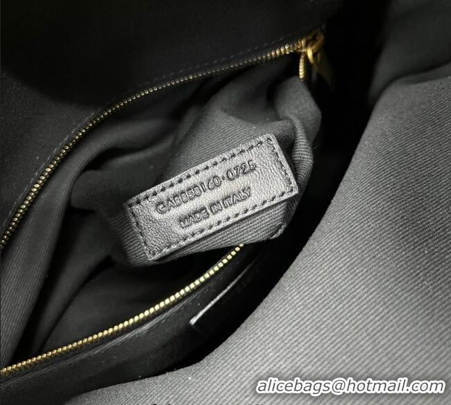 Unique Discount Saint Laurent Icarino Hobo Bag in Quilted Nappa Leather 858160 Black 2025