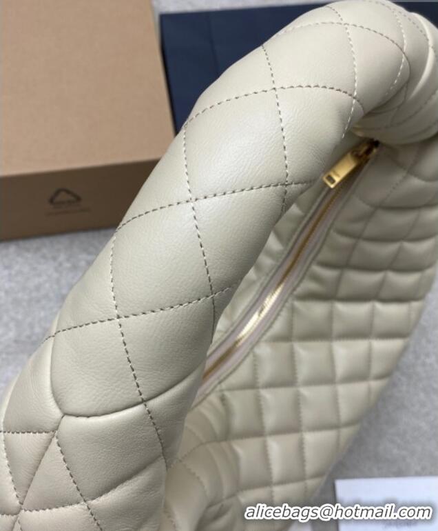 Super Quality Saint Laurent Icarino Hobo Bag in Quilted Nappa Leather 858160 Light Apricot 2025