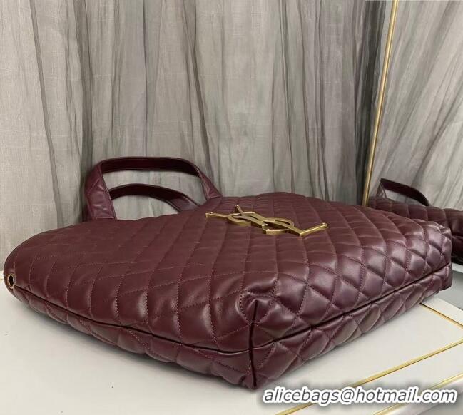 Trendy Design Saint Laurent Icare Maxi Shopping Bag in Quilted Nappa Leather 698651 Burgundy 2025