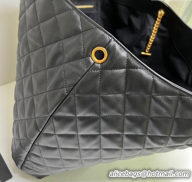 Best Price Saint Laurent Icare Maxi Shopping Bag in Quilted Nappa Leather 698651 Black 2025